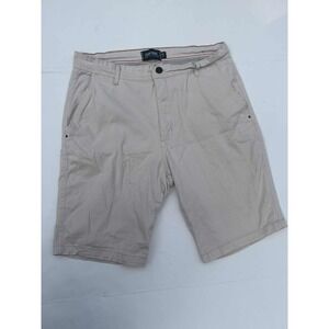 Clock House Khaki Chino Shorts Mens Size 48 Slim‎ Fit Casual